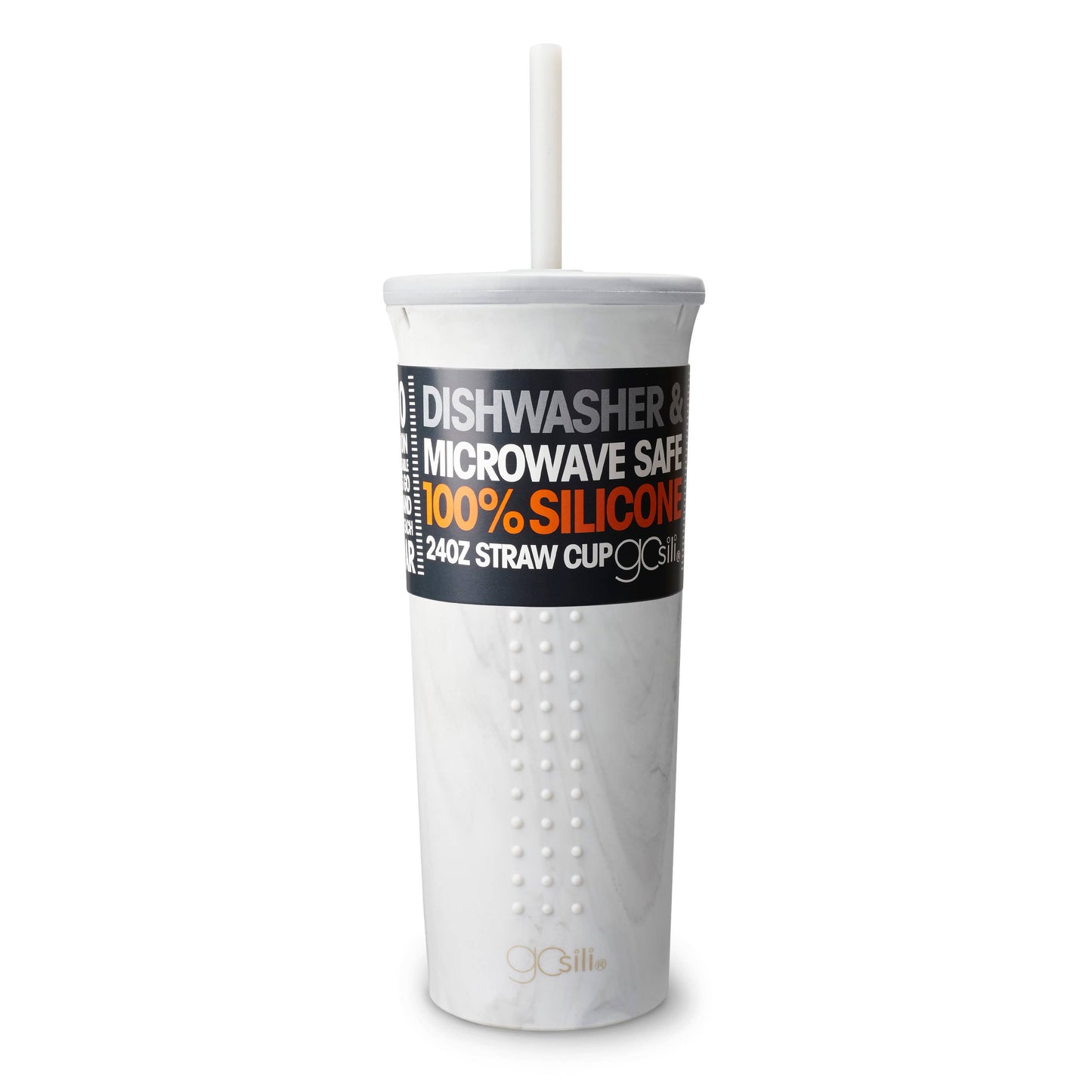 GoSili - 24 oz Silicone Straw Cup