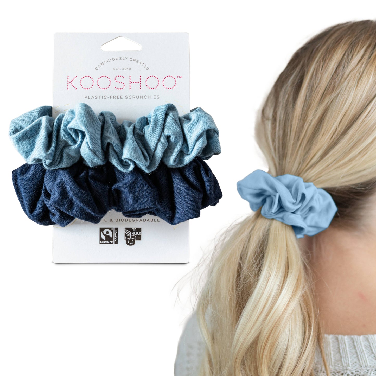 KOOSHOO - Plastic-free Scrunchies - 2PK