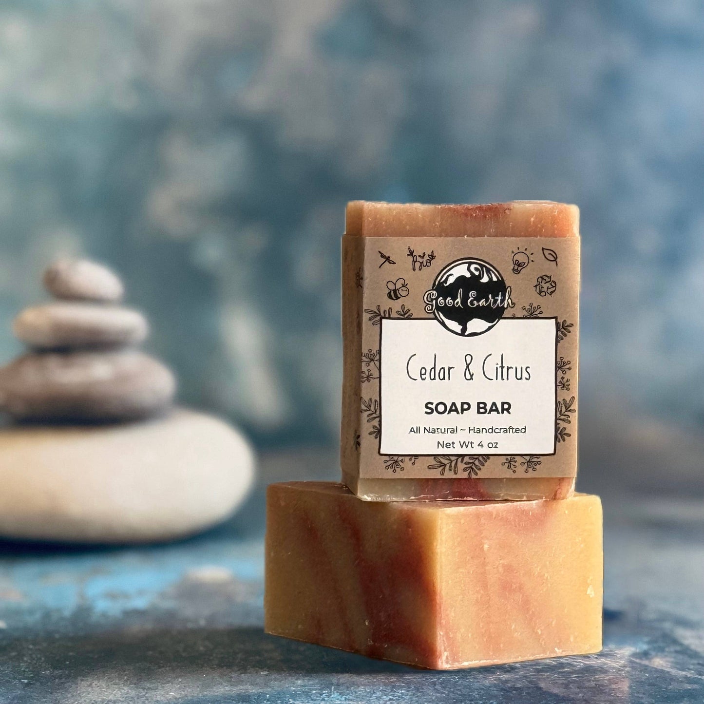Good Earth Soap - Bar Soap - Cedar & Citrus 