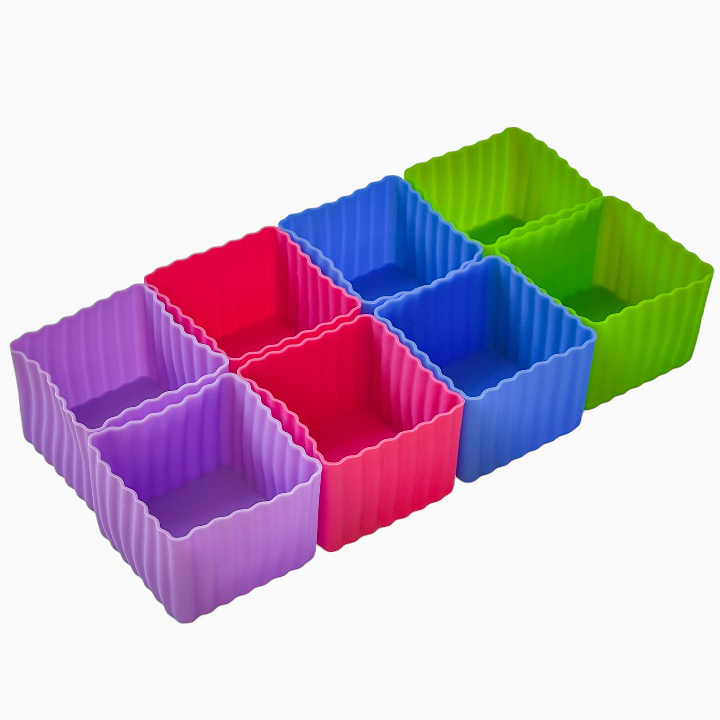 Yumbox - Multicolor Mini Silicone Bento Cubes Set of 8