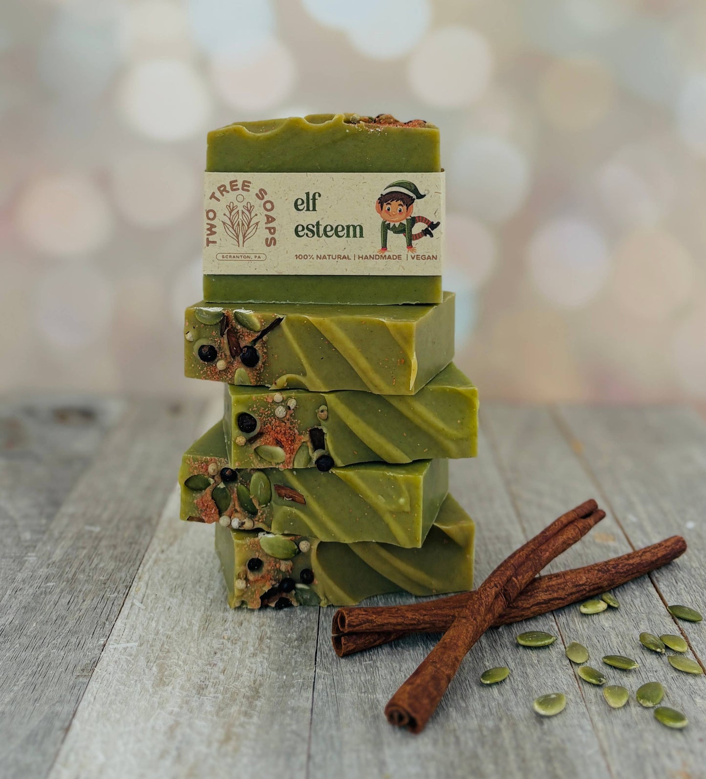 Two Tree Soaps - Elf Esteem - Natural Handmade Bar Soap