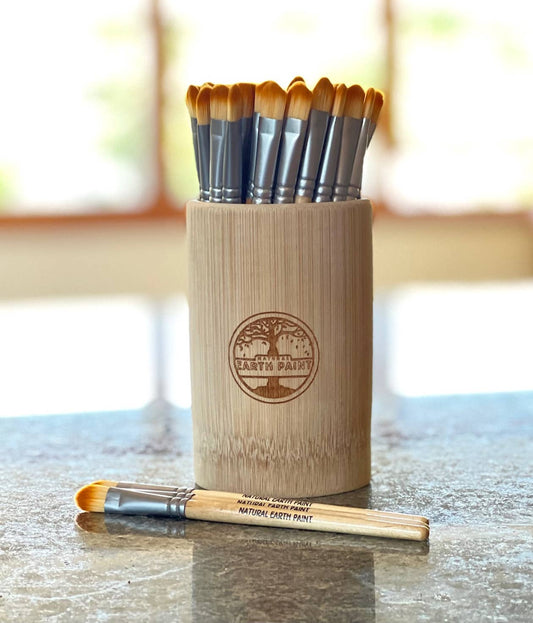 Natural Earth Paint - Bamboo Paint Brushes