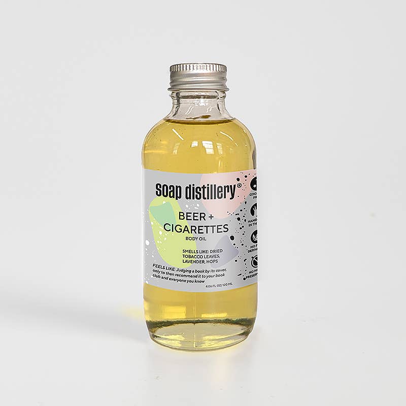 Soap Distillery - Beer + Cigarettes Botanical Body Oil