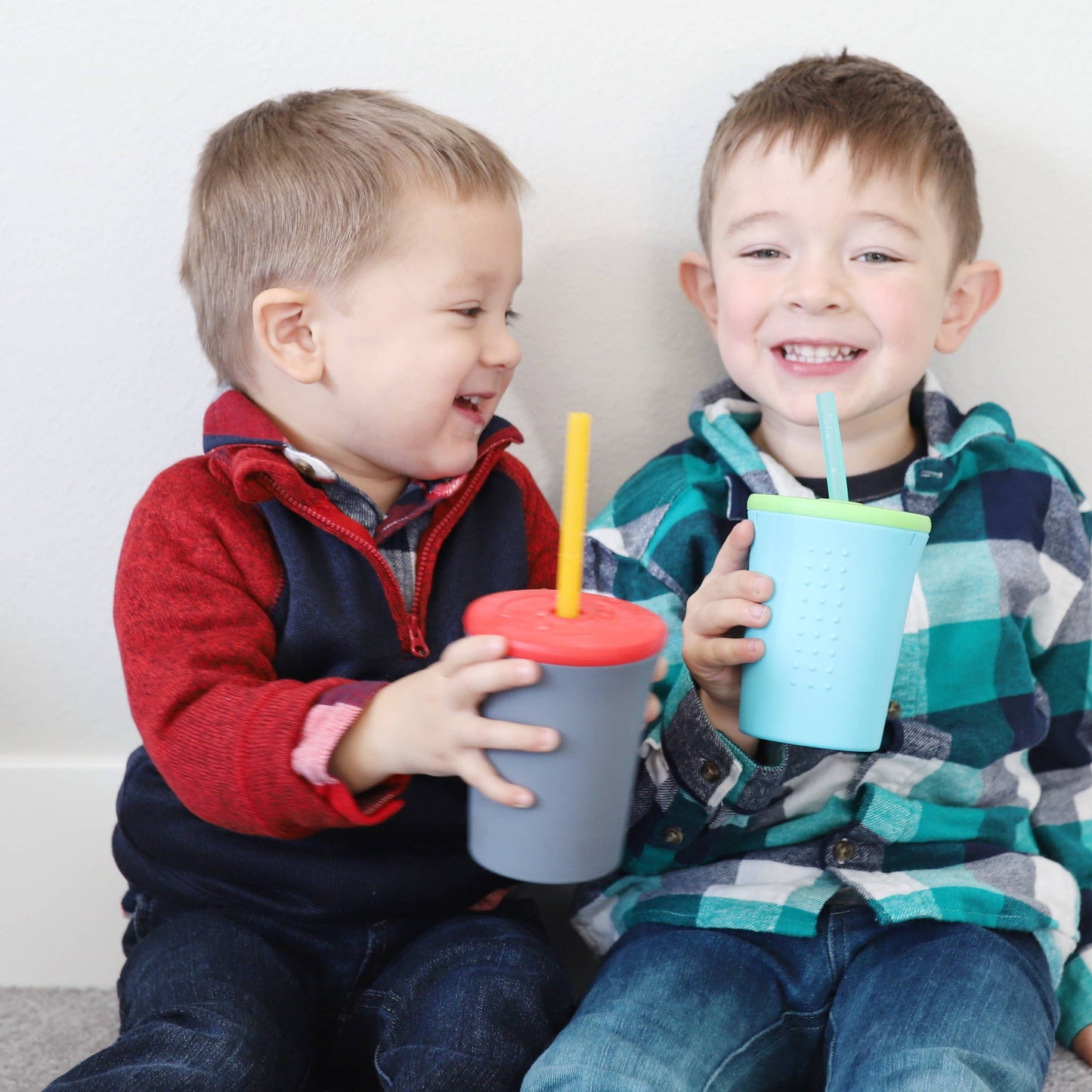 GoSili - 12 oz Silicone Straw Kids Cup