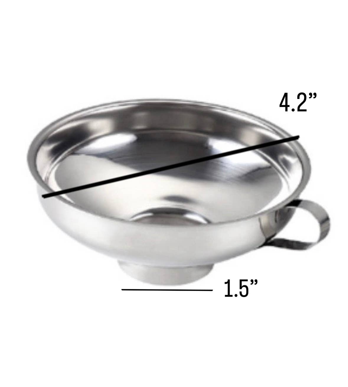 Zefiro - Stainless Steel Funnel