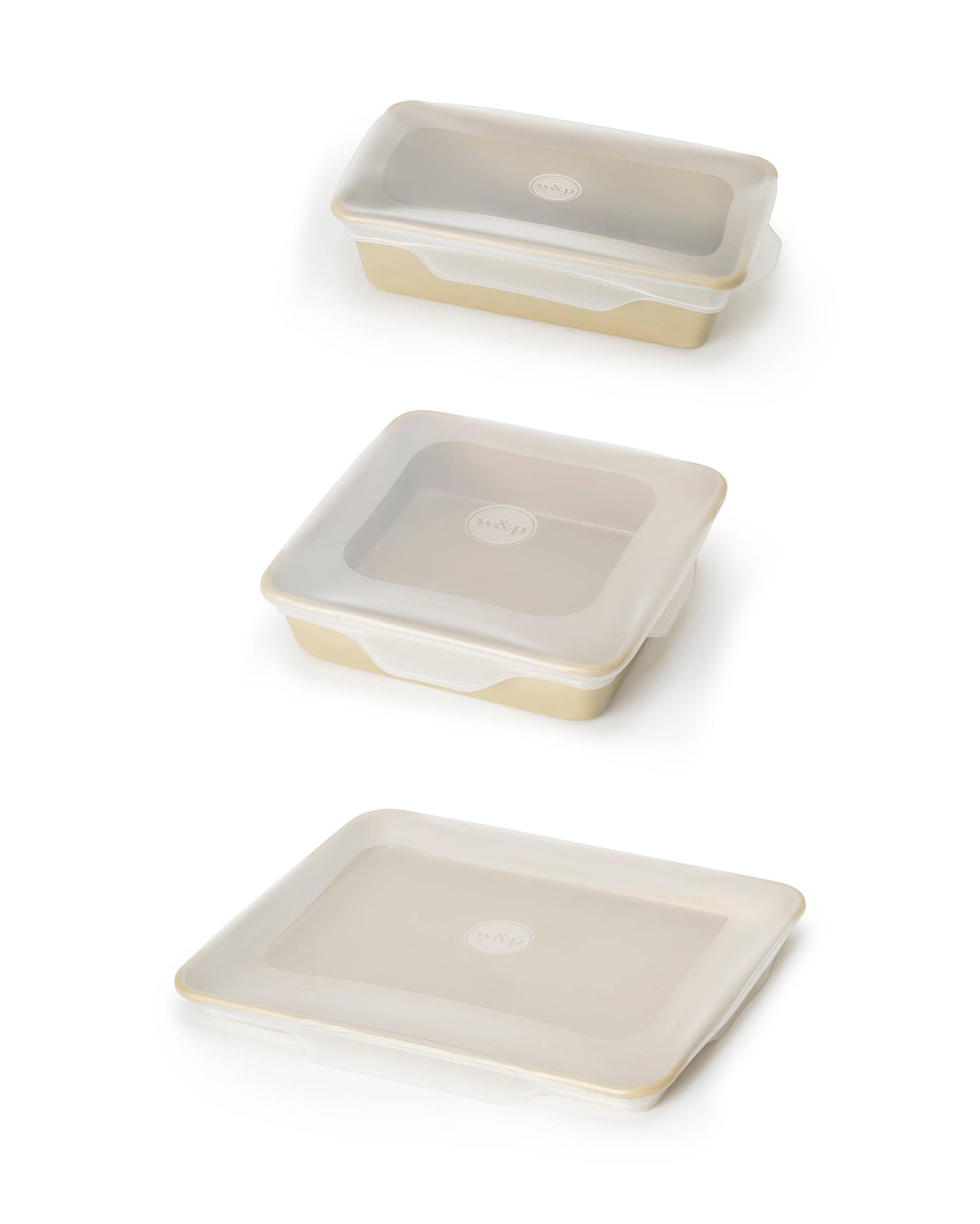 W&P - Reusable Silicone Stretch Baking Lids - Set of 3