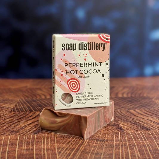 Soap Distillery - Peppermint Hot Cocoa Bar Soap