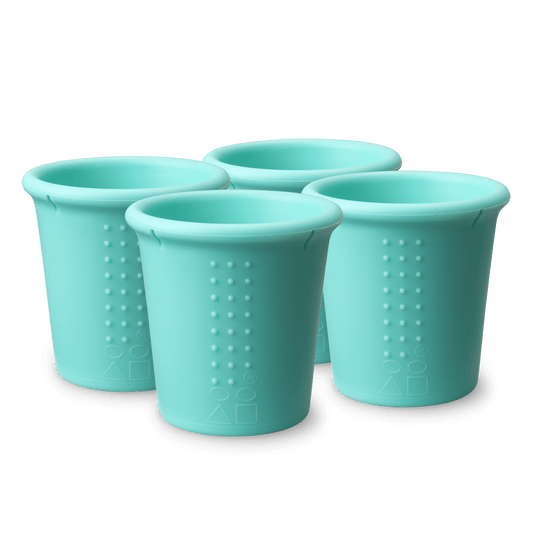 GoSili - GoSili® 8oz Stackable Silicone Toddler Drinking Cup Bundle, 4pk