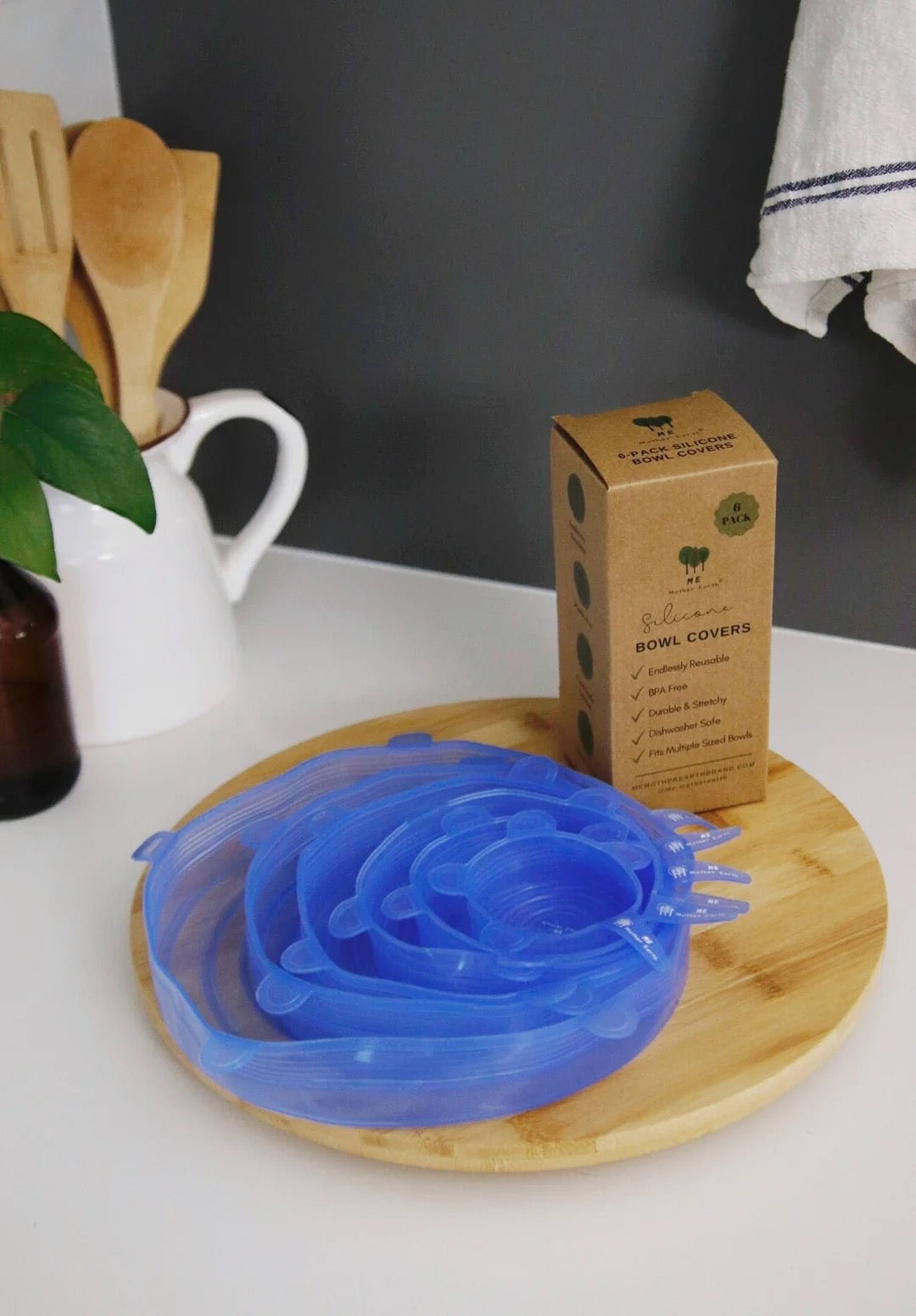 Me Mother Earth Silicone Bowl Covers - Thumbnail 3