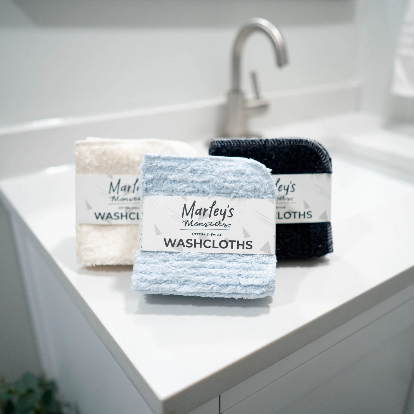 Marley's Monsters - WASHCLOTHS: Cotton Chenille