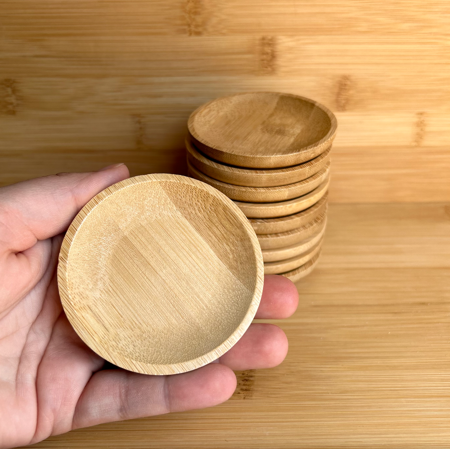 Bamboo Switch - Bamboo Drip Catcher / Plant Saucer