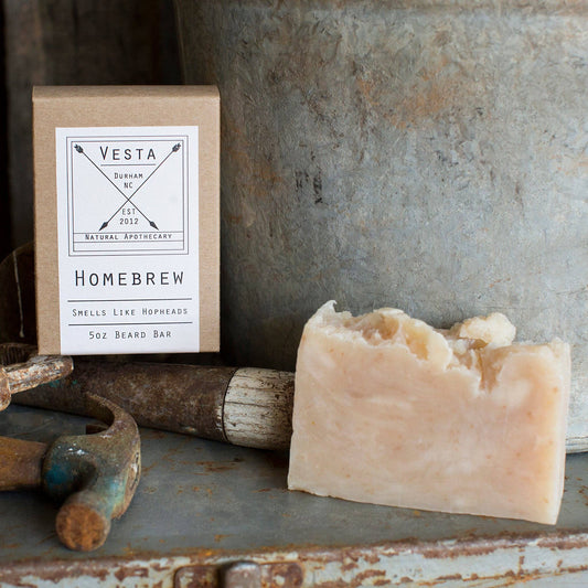 Vesta's Natural Apothecary - Homebrew Beard Bar | 5oz