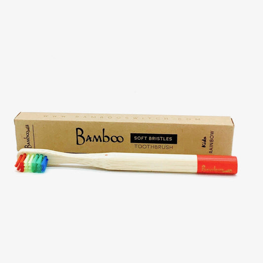 Bamboo Switch - Rainbow Bamboo Kids Toothbrush