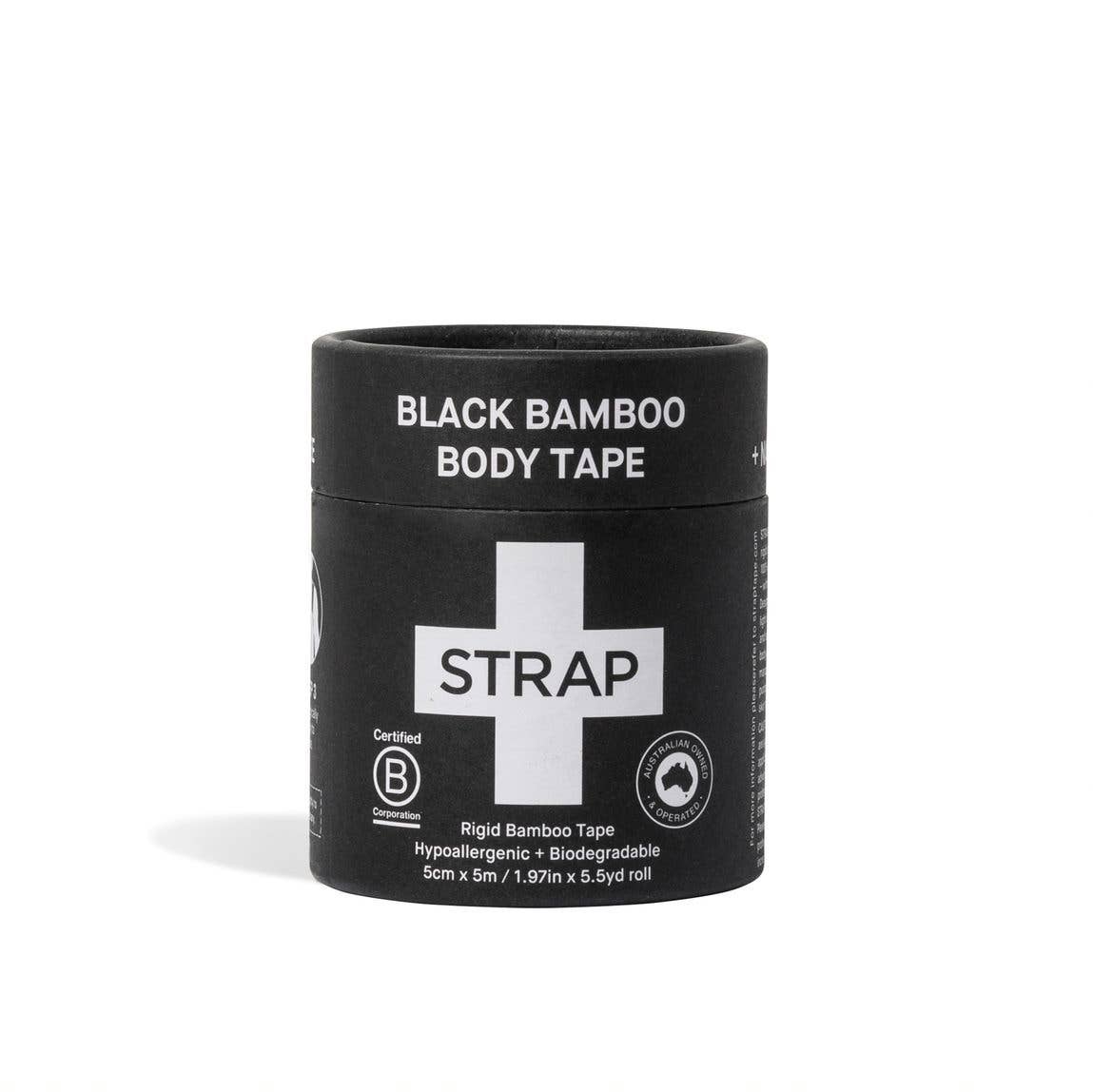 Patch Bamboo Bandages - STRAP Black Bamboo Body Tape