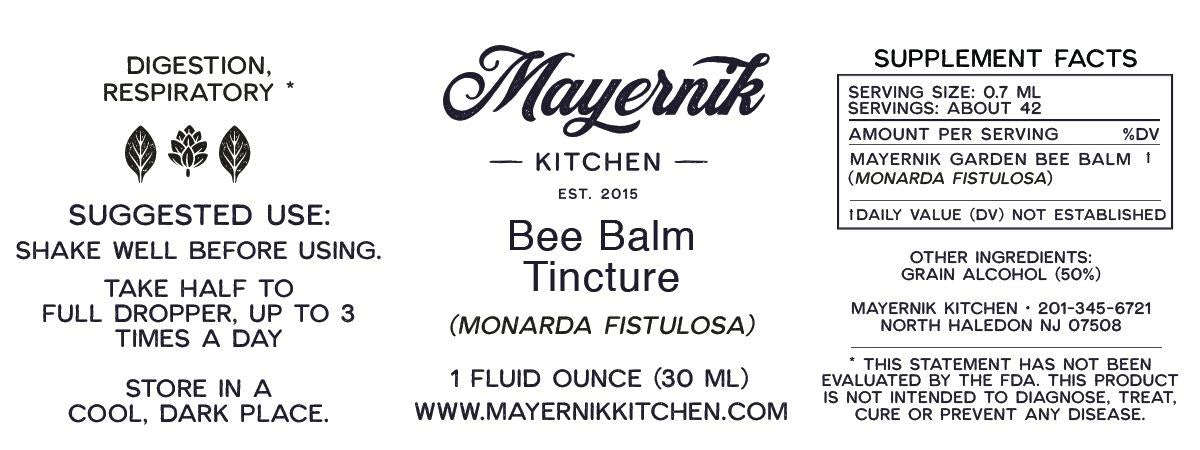 Bee Balm Tincture