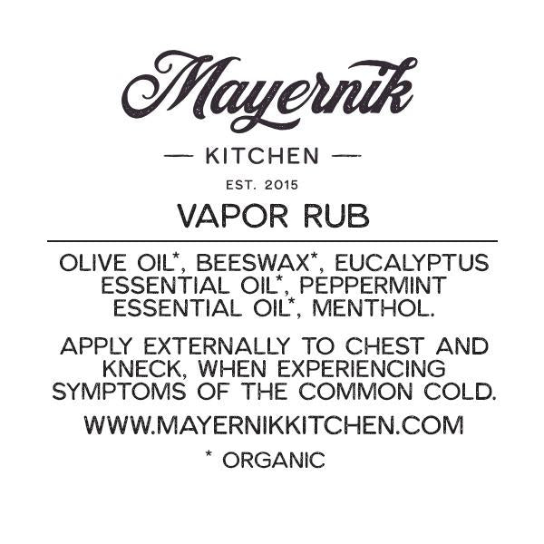 Vapor Rub Salve