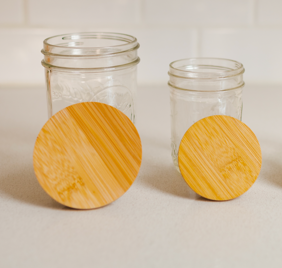 Bamboo Switch - Bamboo Mason Jar Lids  | Fall Bestseller