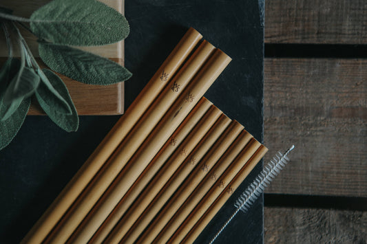Wild and Stone - Reusable Drinking Straws - Bamboo - 10 Pack