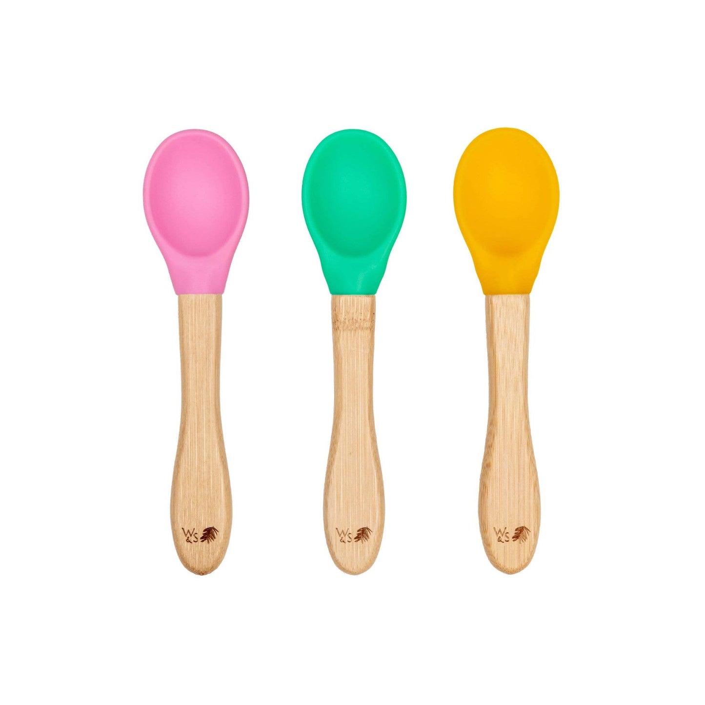 Wild and Stone - Baby Bamboo Weaning Spoons - Set of 3