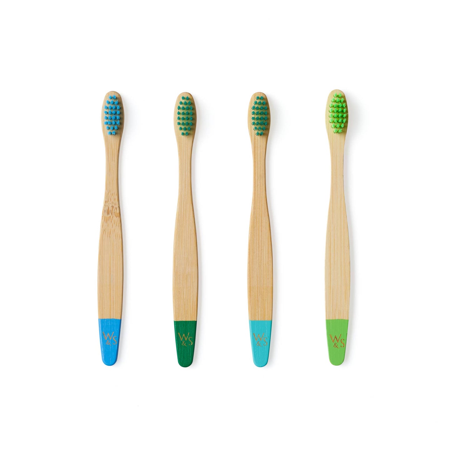 Wild and Stone - Children's Bamboo Toothbrush (FSC 100%) - 4 Pack