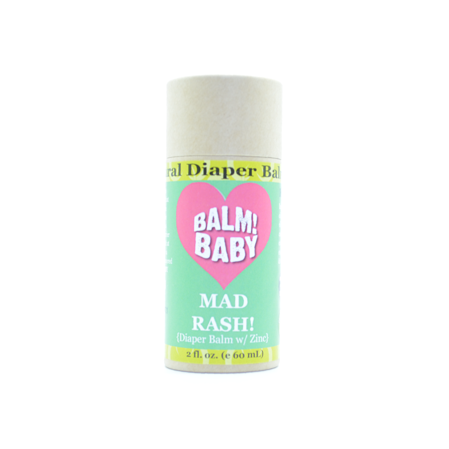 Taylor's Naturals - BALM! Baby - MAD RASH Diaper Balm Eco Stick