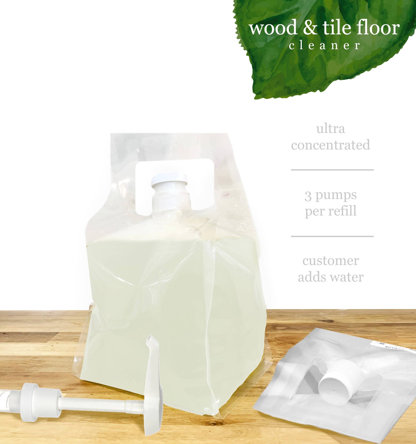 Plantiful Clean - Bulk Wood & Tile Floor Cleaner Concentrate REFILL OZ