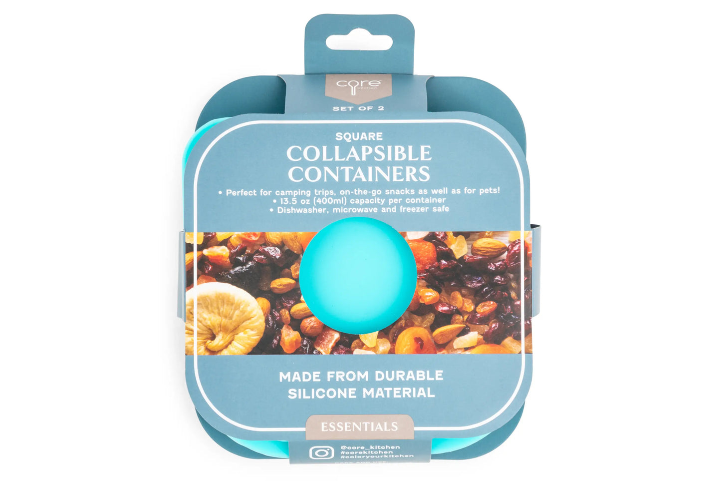 Square Collapsible Food Containers- 13.5oz