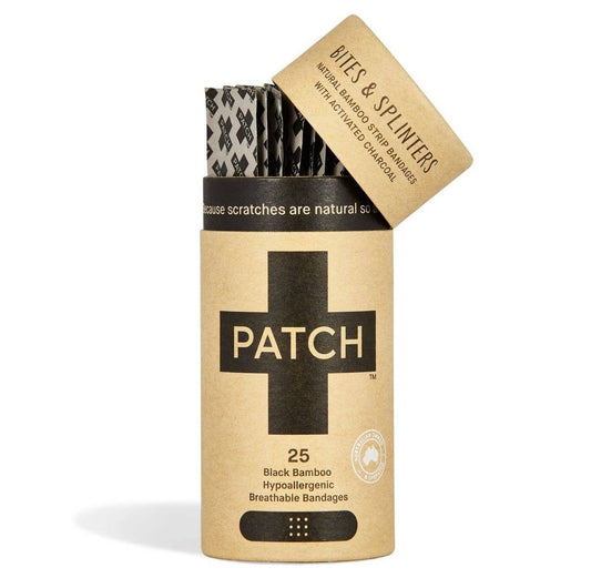 Patch Bamboo Bandages - Activated Charcoal - Adhesive Strips