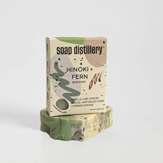 Soap Distillery - Hinoki + Fern Bar Soap