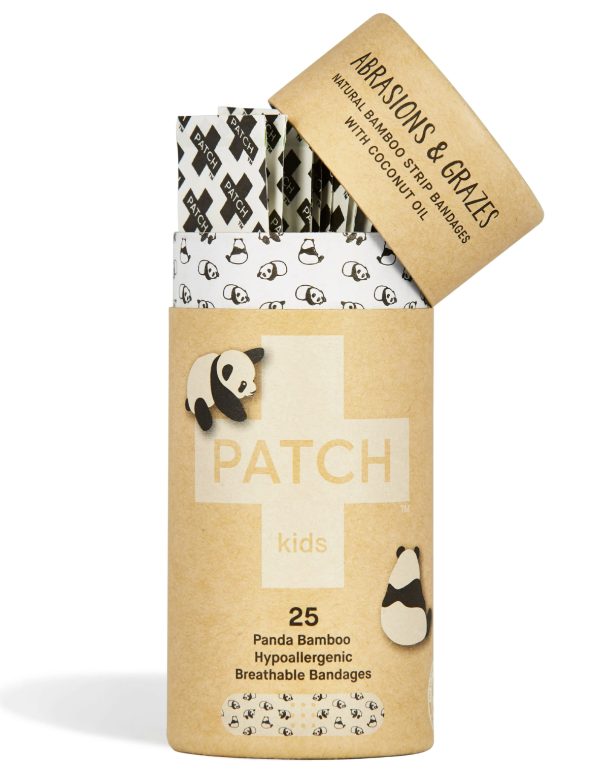 Patch Bamboo Bandages - Coconut Oil Kids Adhesive Strips