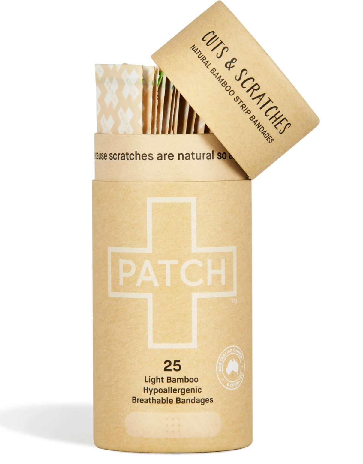 Patch Bamboo Bandages - Natural Bamboo Adhesive Strips