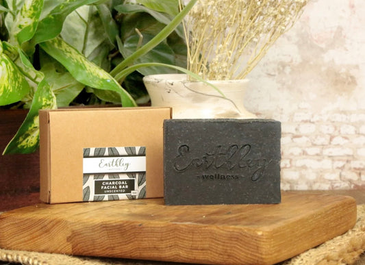 Earthley - Unscented Charcoal Facial Bar