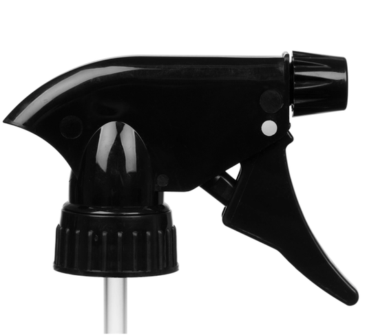 Re:Plenish Zero Waste - 28-400 Black Spray Cap for Glass Boston Round Bottles