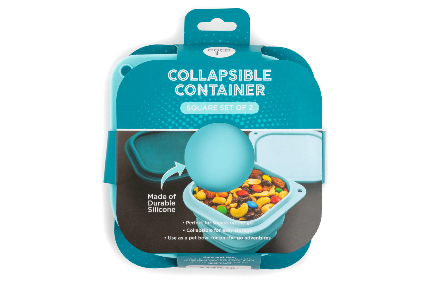 Square Collapsible Food Containers - 18.6oz
