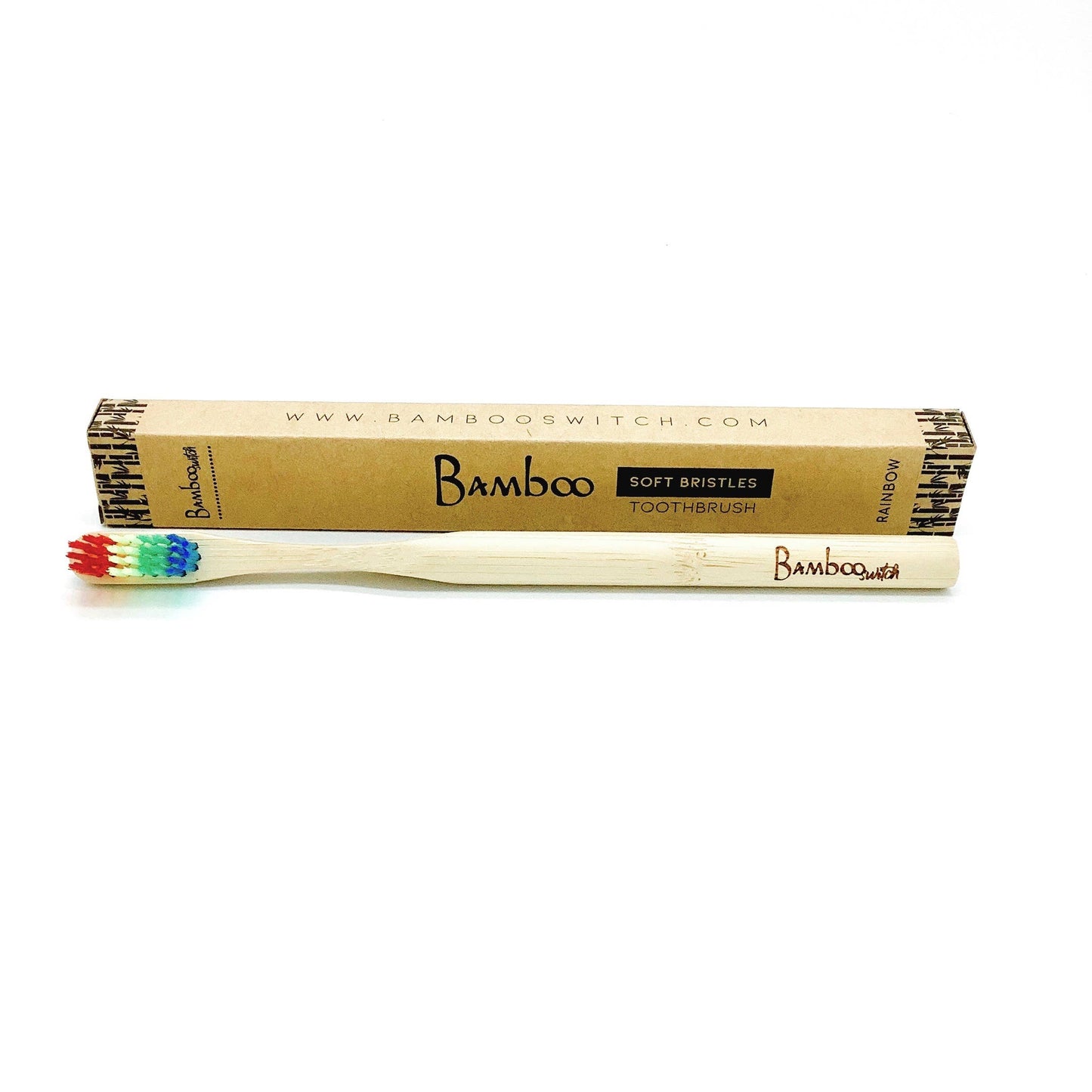 Bamboo Switch - Rainbow Bamboo Adult Toothbrush