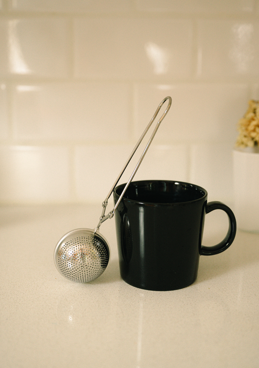 Bamboo Switch - Stainless Steel Tea Strainer