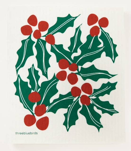 Three Bluebirds Swedish Dishcloths