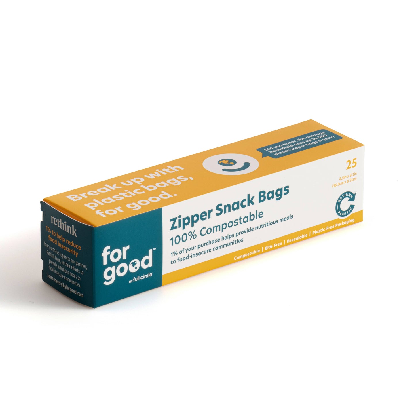 Full Circle Home - For Good Compostable Snack Bags (25pk)