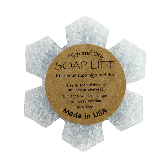 Soap Lift - Snowflake Soap Lift Soap Saver - Crystal