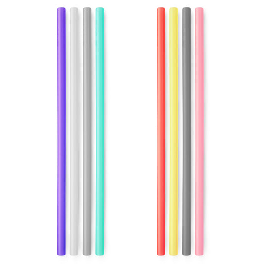 GoSili - X-Long Straws 4pk, 12ct