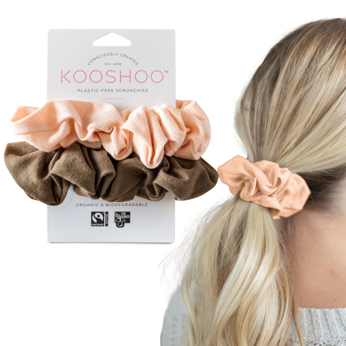 KOOSHOO - Plastic-free Scrunchies - 2PK